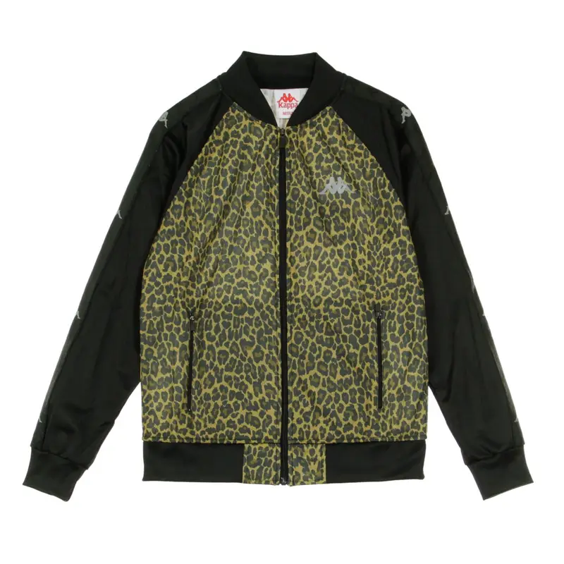 Kappa Giubbotto Bomber Donna Womber Slim Graphic Leopard/black/silver