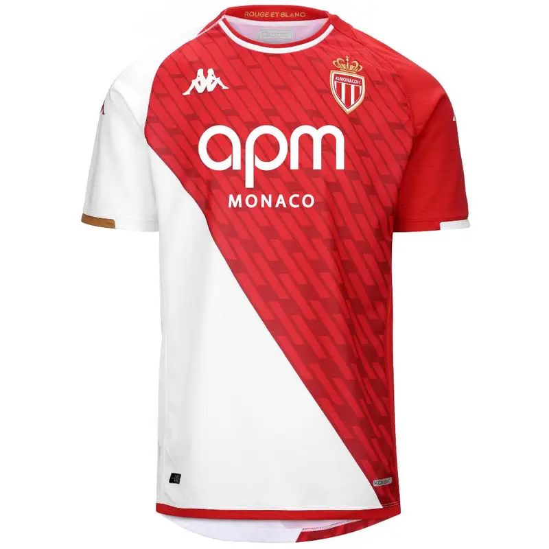 Maglia Home per bambini AS Monaco 2023/24 | Kappa Rosso