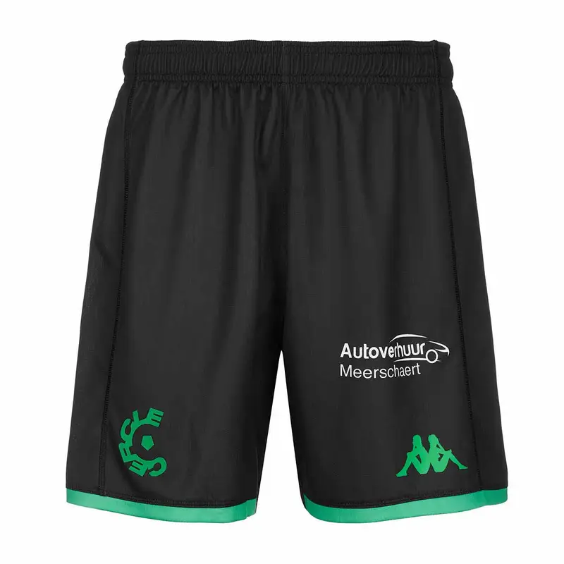 Pantaloncini calcio Cercle Bruges Kombat Ryder 2023/24 | Kappa Nero