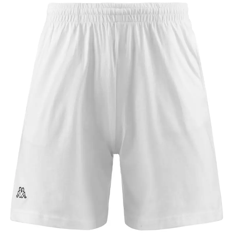 pantaloncini da uomo in cotone bianco da fitness | Kappa