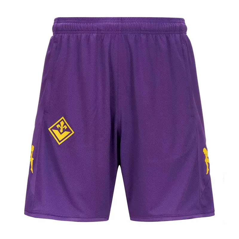 pantaloncini da uomo in poliestere viola da calcio | Kappa