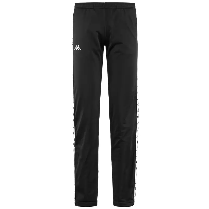 pantaloni da donna in poliestere nero da fitness | Kappa