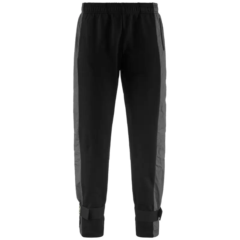pantaloni da uomo in cotone nero da fitness | Kappa