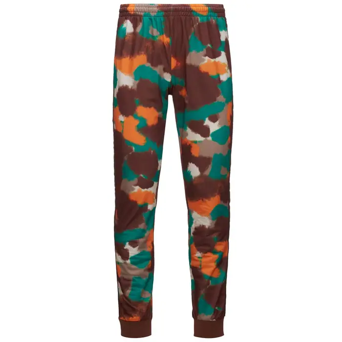 Kappa pantaloni da uomo in poliestere marrone da fitness