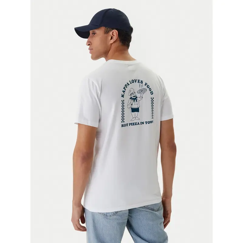 Kappa T-shirt Bianco 4276403
