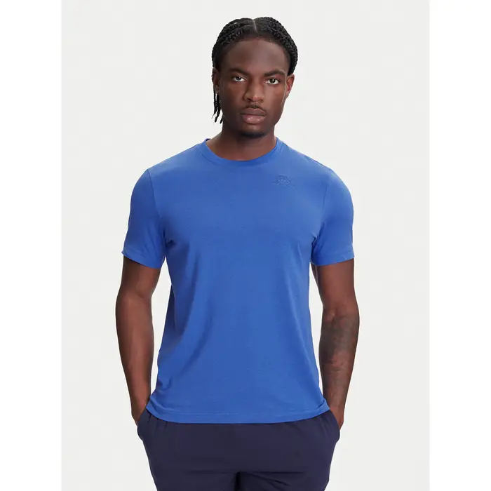T-shirt Logo Korpo Cafers 304J150 Blu Slim Fit