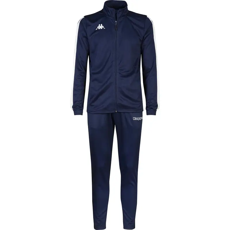 tuta da bambino in poliestere blu da allenamento | Kappa