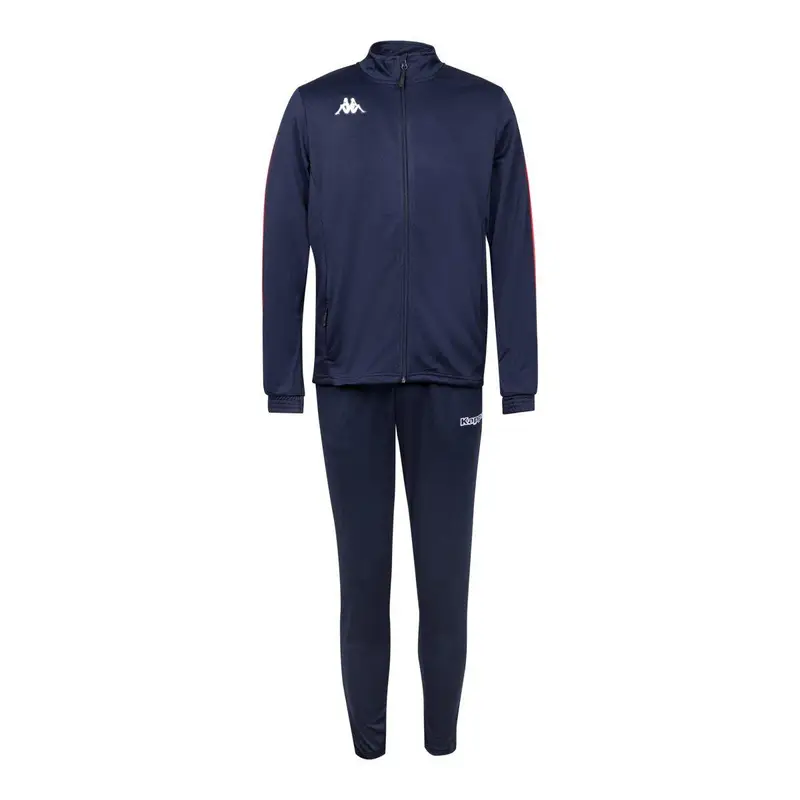 tuta da bambino in poliestere blu da allenamento | Kappa