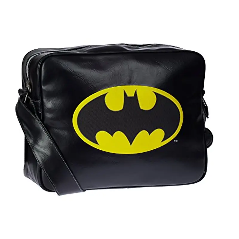 KARACTERMANIA Batman Borsa Tracolla Basic Messenger, Colore Nero (Negro), 35 cm, 44106