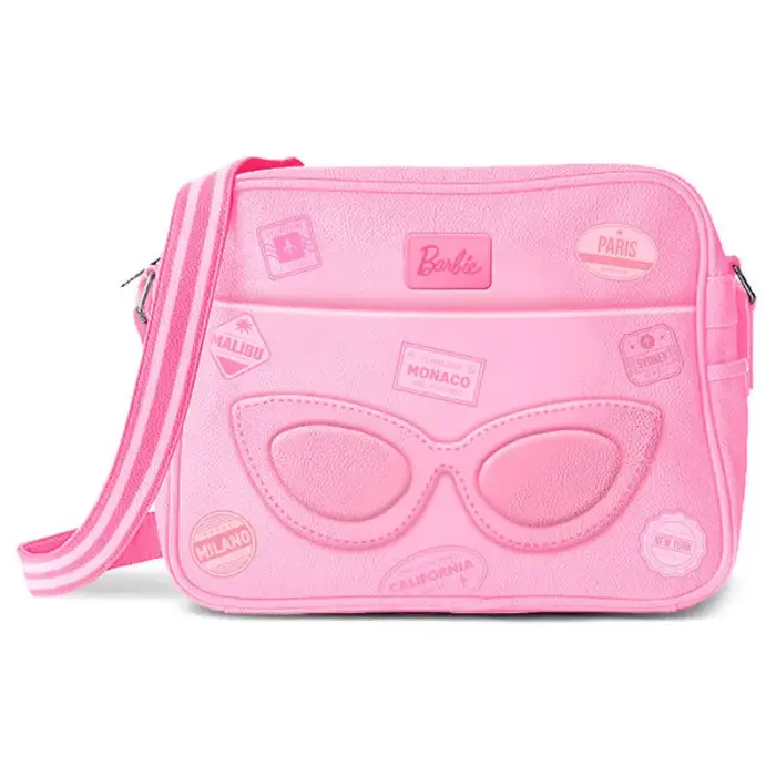 Karactermania Borsa a tracolla da bambina Barbie Travel Rose