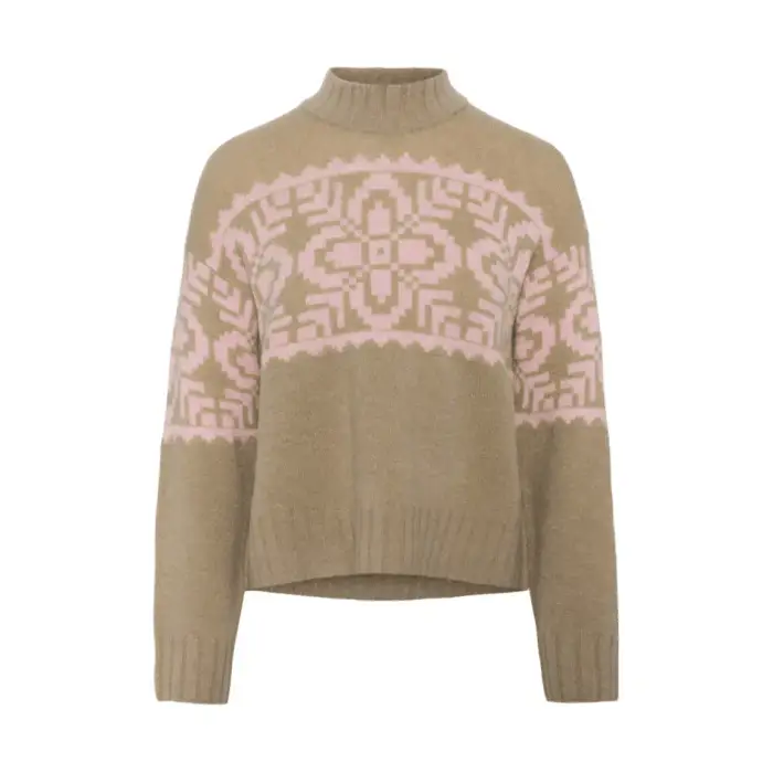 Kari Traa Maglione da donna Disa Beige