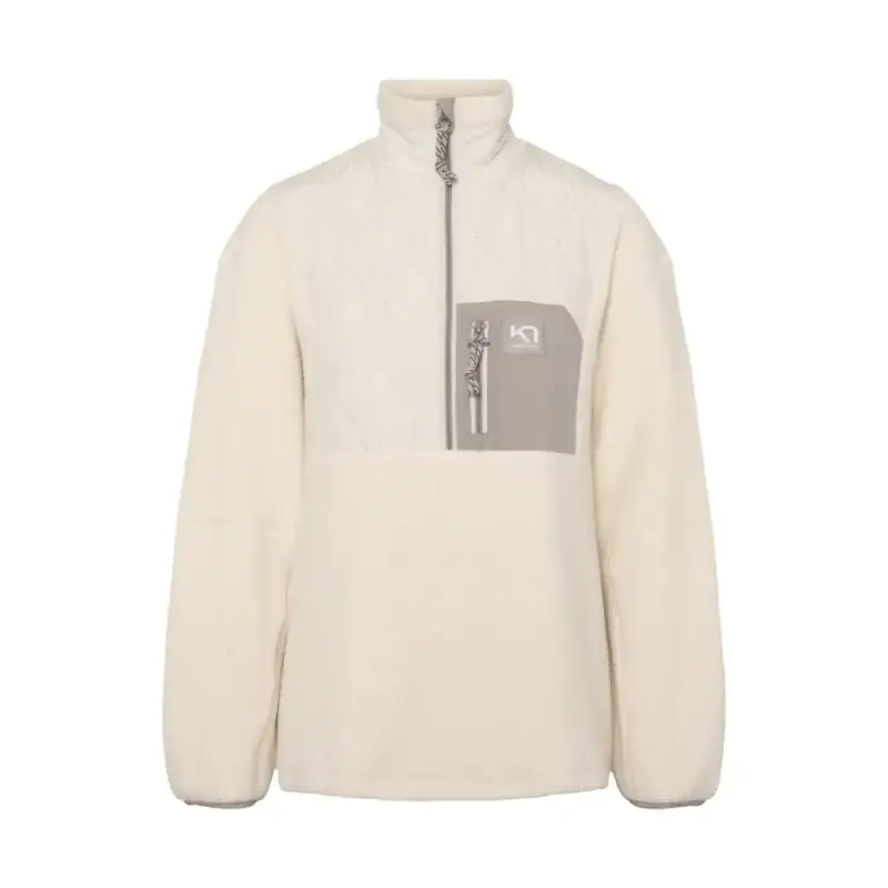 Kari Traa Pile donna con mezza zip Rothe