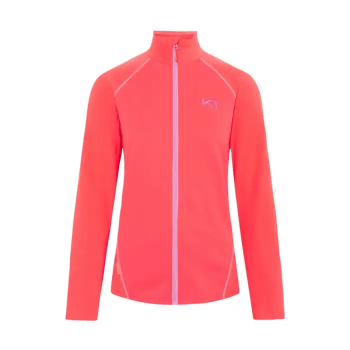Kari Traa Pile full-zip da donna Rouge