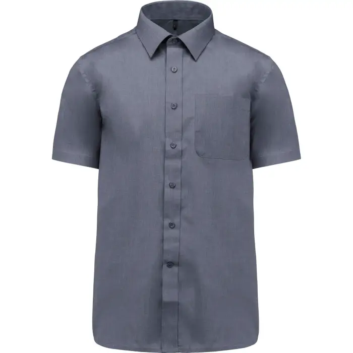 Kariban Camicia a maniche corte Aces Gris