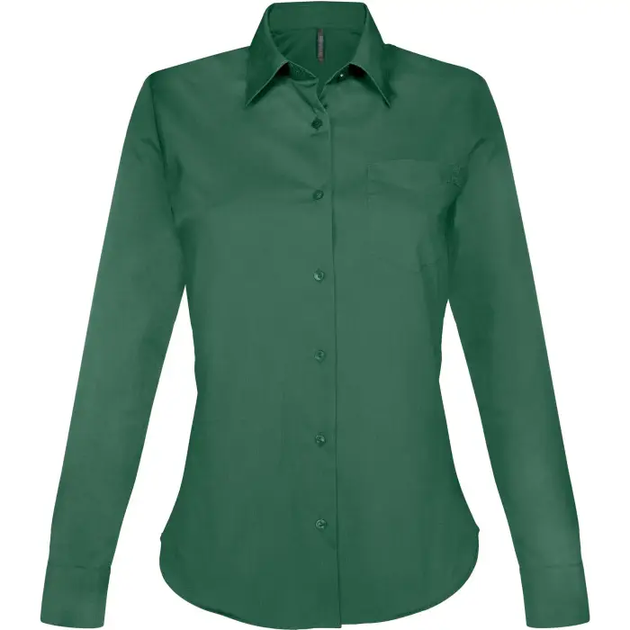 Kariban Camicia donna maniche lunghe Jesica Vert