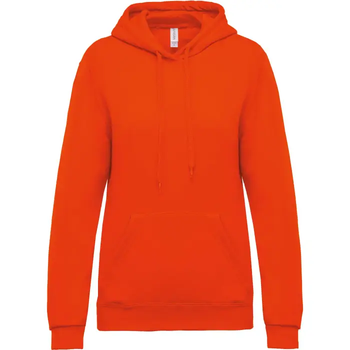 Kariban Felpa con cappuccio da donna Orange
