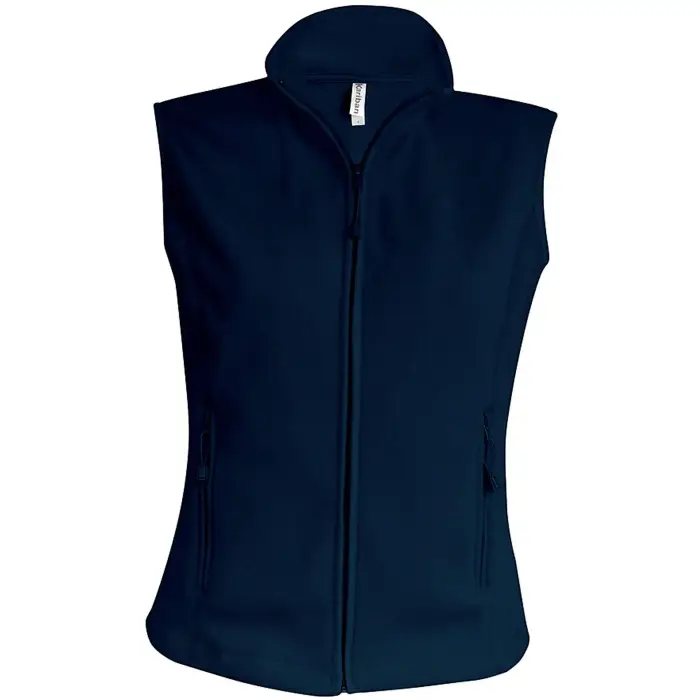 Kariban Gilet da donna Micropolaire Mélodie Bleu