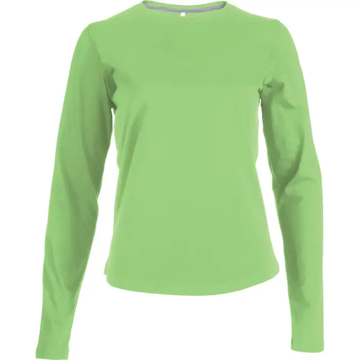 Kariban Maglietta a manica lunga da donna Col Rond Vert