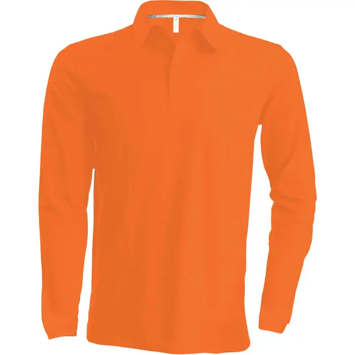 Kariban Polo a maniche lunghe Orange