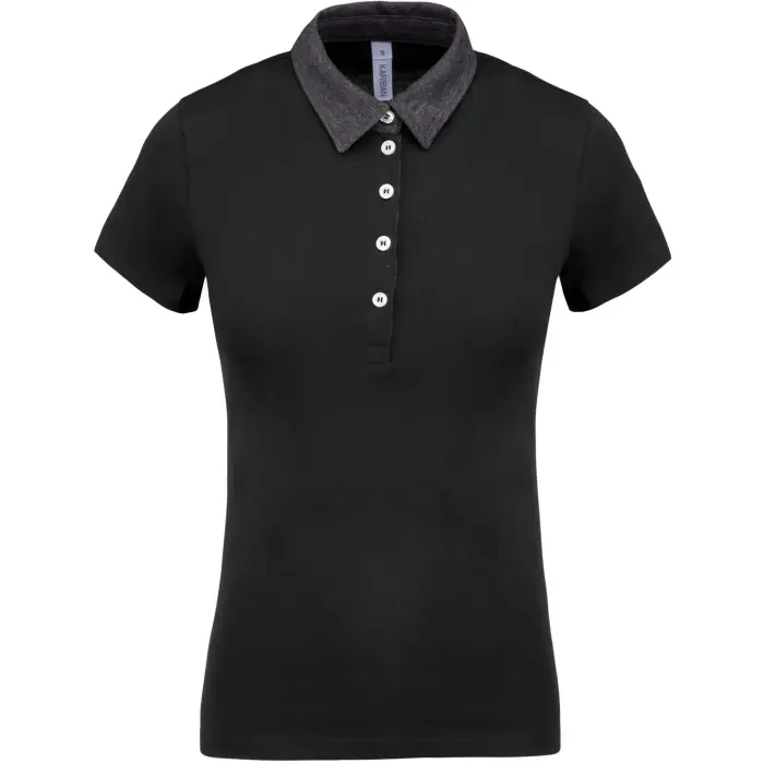 Polo da donna Kariban Noir