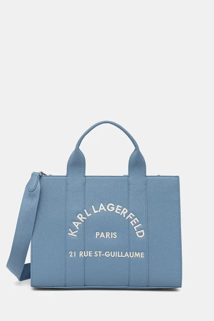 Karl Lagerfeld Borsa tote da donna in similpelle K/RSG MD Blu