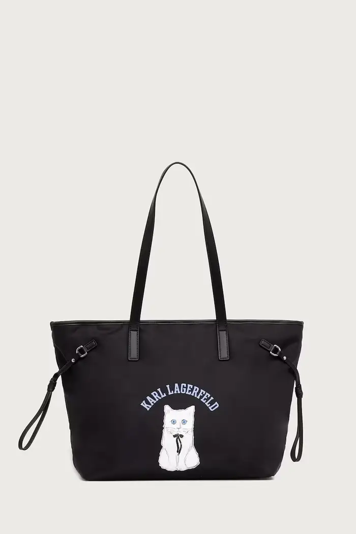 borsa tote da donna Nero