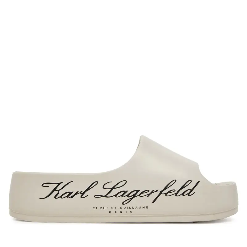 KARL LAGERFELD Ciabatte Kobo II KL86000 Bianco