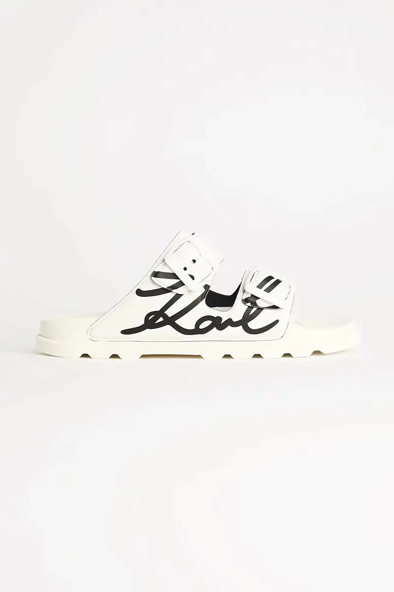 Karl Lagerfeld ciabatte slide KONDO TRED donna colore bianco KL80972