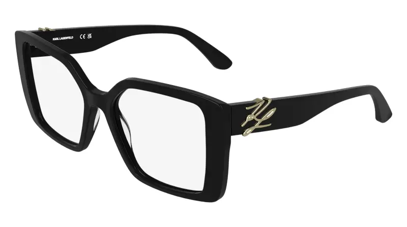 Karl Lagerfeld Donna KL6241 001 Montature da vista Acetato Nero Squadrata Normale