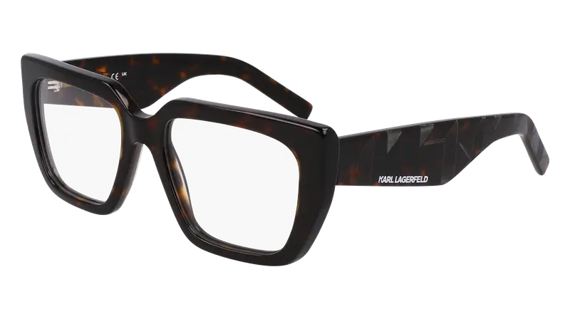 Karl Lagerfeld Donna KL6159 242 Montature da vista Acetato Havana Squadrata Normale Normale