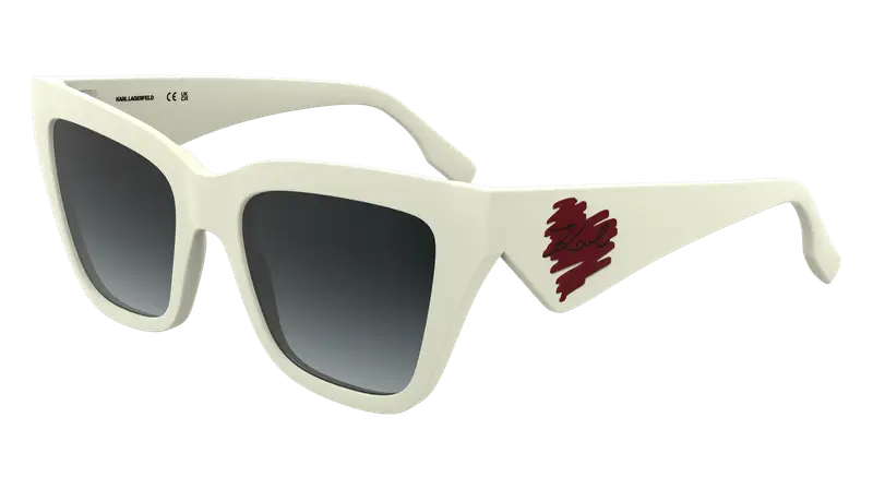 Karl Lagerfeld Occhiali da sole Donna Bianco 862601