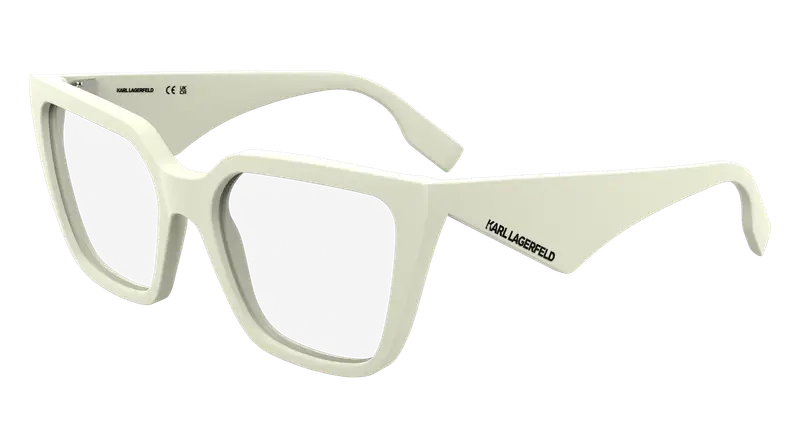 Karl Lagerfeld Donna KL6194 105 Montature da vista Bio-iniettato Bianco Squadrata Normale