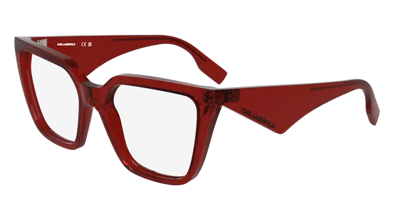 Karl Lagerfeld Donna KL6194 600 Montature da vista Bio-iniettato Rosso Squadrata Normale