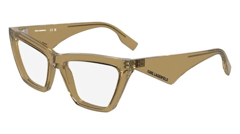 Karl Lagerfeld Donna KL6195 210 Montature da vista Bio-iniettato Marrone Cat Eye Normale