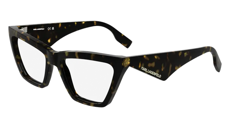 Karl Lagerfeld Donna KL6195 242 Montature da vista Bio-iniettato Havana Cat Eye Normale