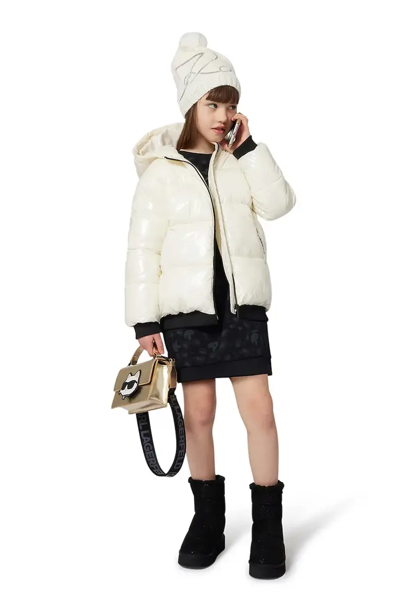 Karl Lagerfeld giacca per bambini colore bianco Z30599