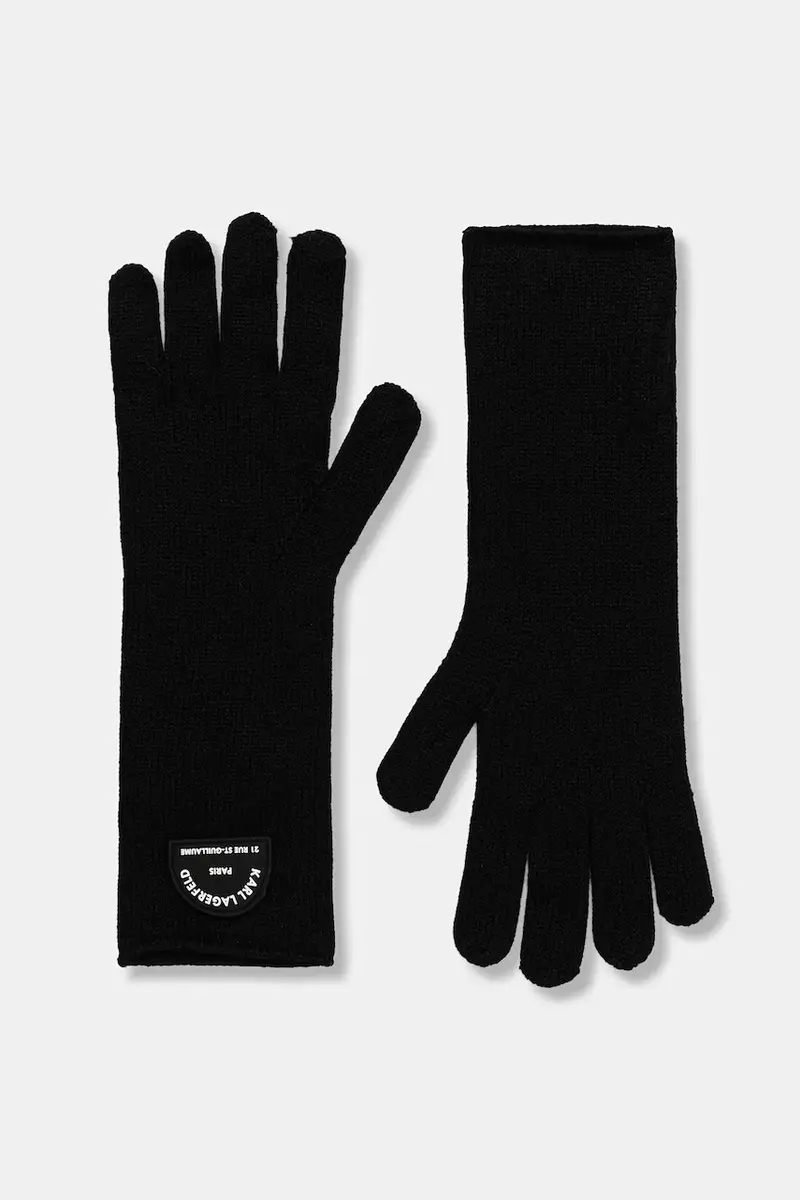 Karl Lagerfeld Guanti Donna Nero 3276013