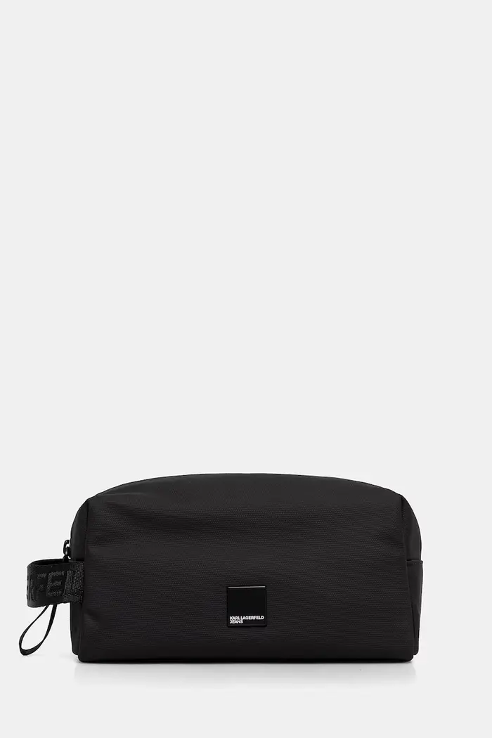 borsa cosmetica da uomo Nero