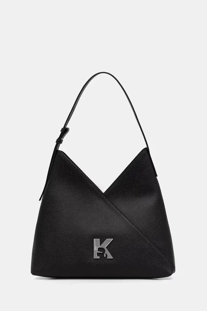 borsa tote da donna in pelle Nero