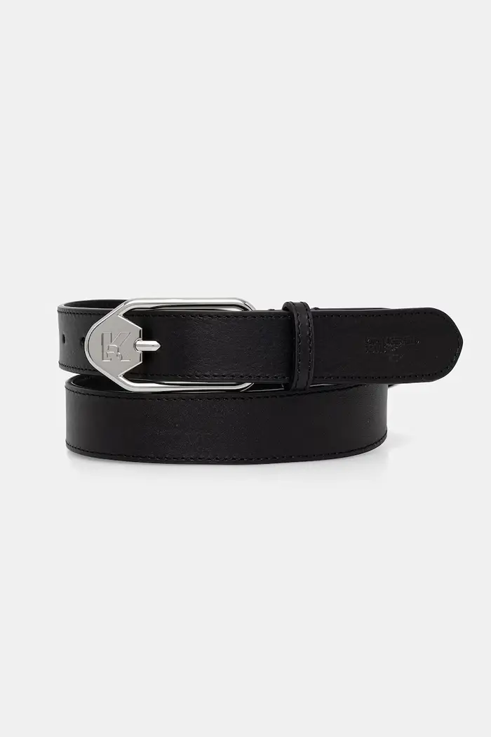 Karl Lagerfeld Jeans cintura in pelle Nero