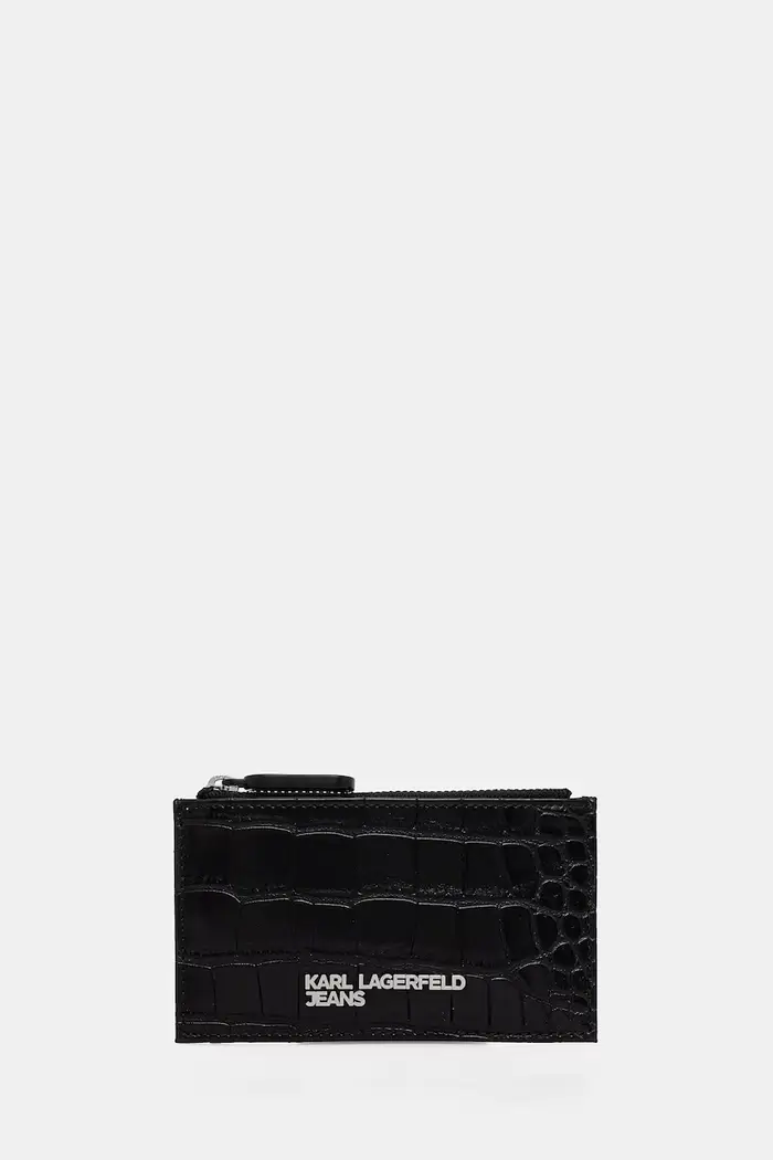 portachiavi da donna in similpelle Nero