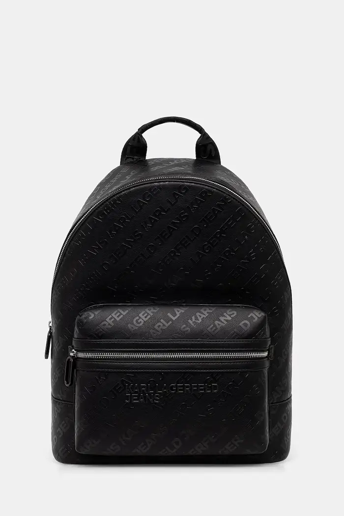 zaino da uomo in similpelle Nero