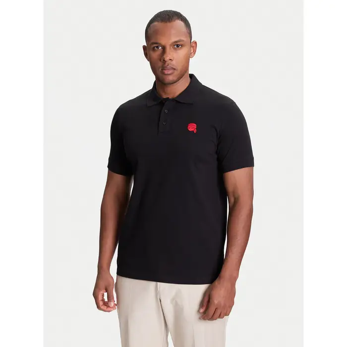 Polo 745022 553231 Nero Regular Fit