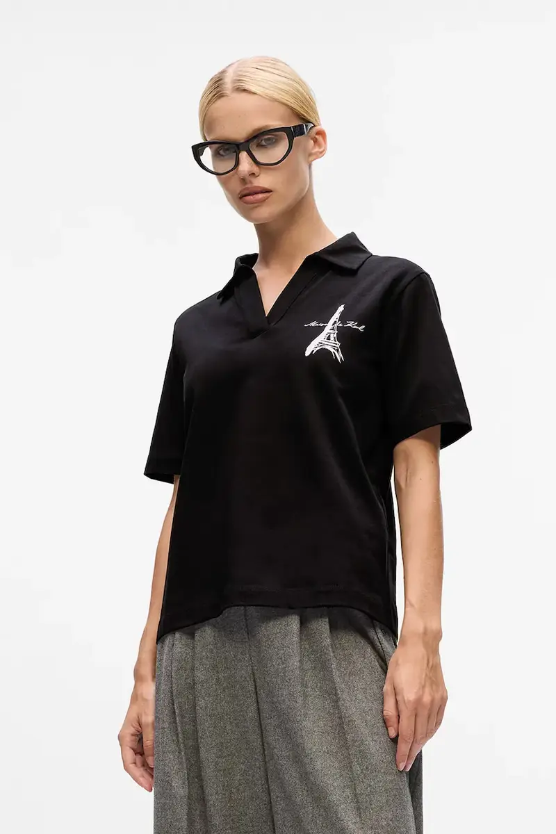 Karl Lagerfeld Polo Donna Nero 3152833