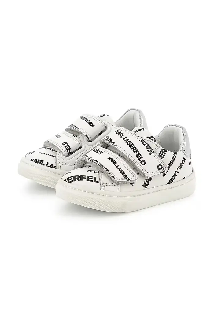 Karl Lagerfeld scarpe in pelle neonato/a Bianco