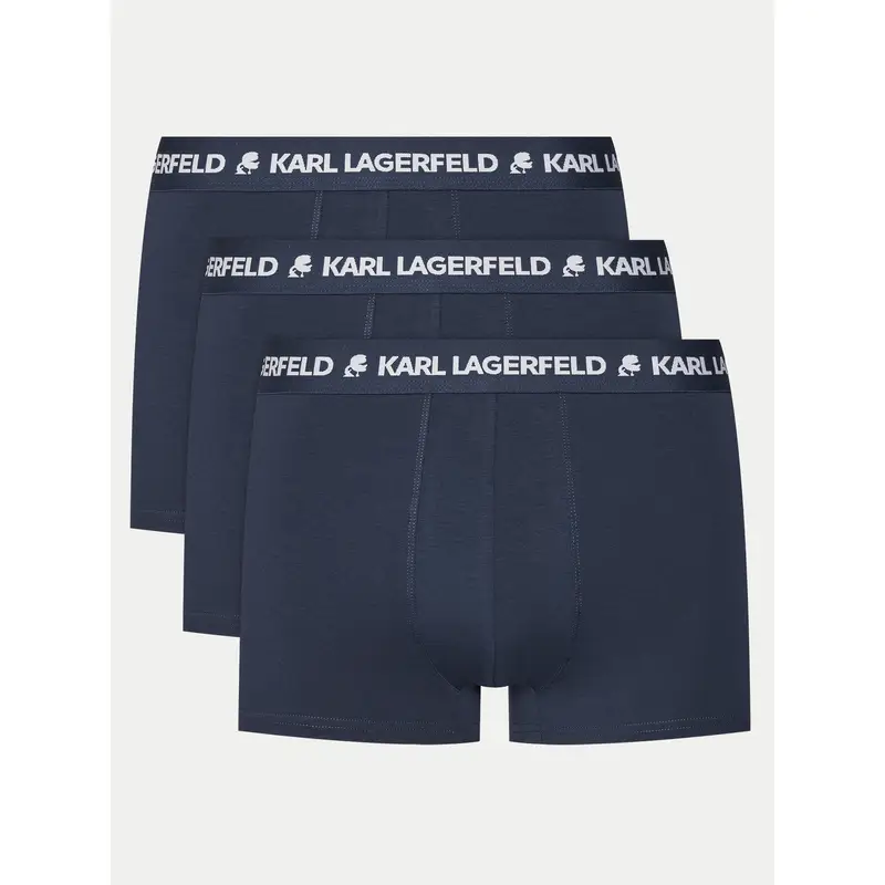 KARL LAGERFELD Set di 3 boxer A1M47151 Blu scuro