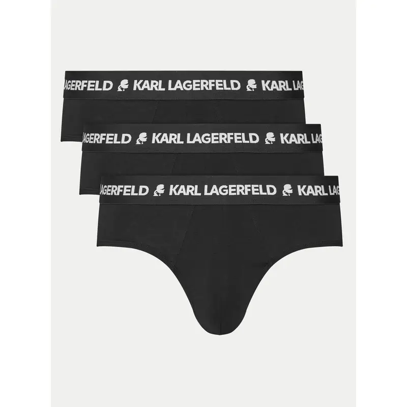 KARL LAGERFELD Set di 3 slip A1M47152 Nero
