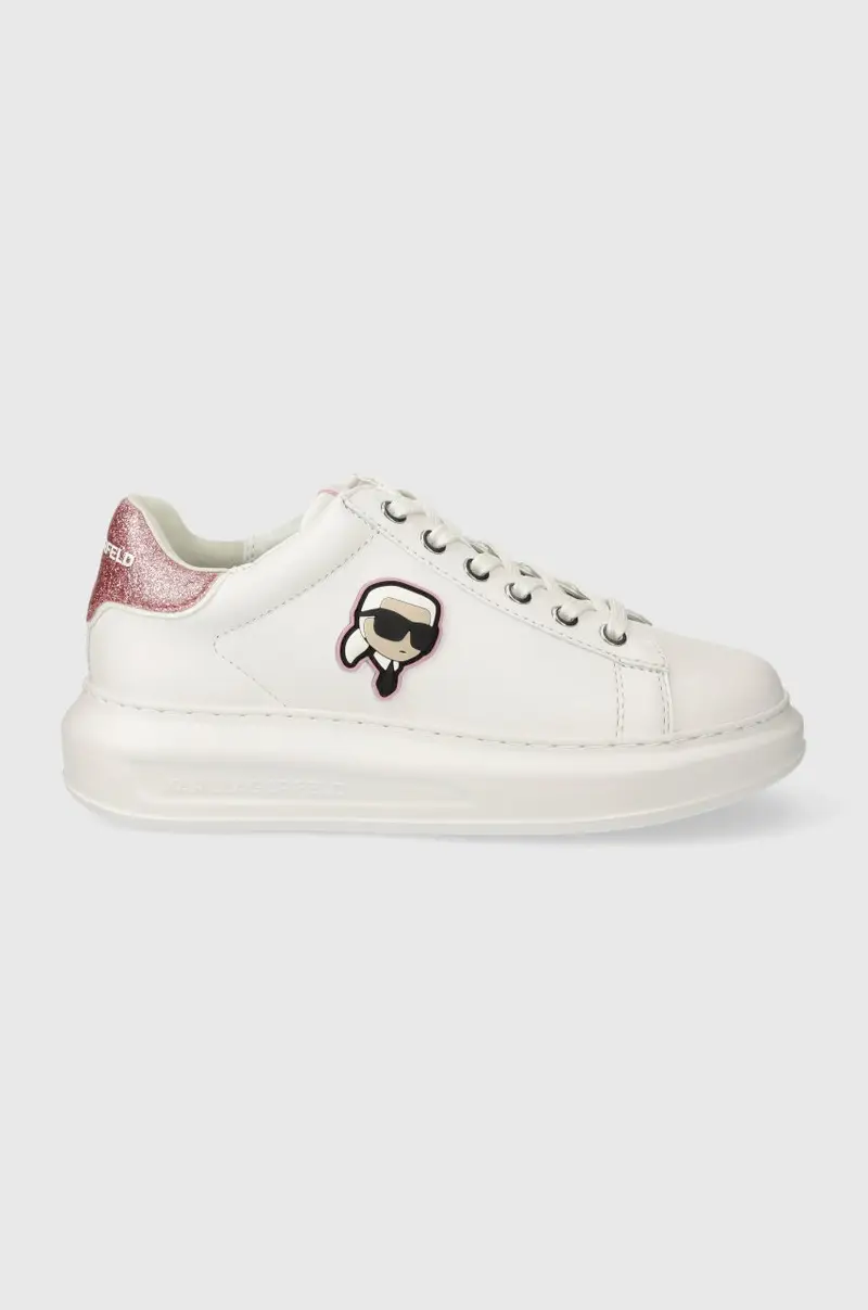 Karl Lagerfeld sneakers in pelle KAPRI colore bianco KL62530N