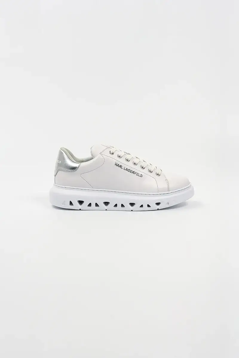 Karl Lagerfeld sneakers in pelle KAPRI KITE uomo colore bianco KL54519A