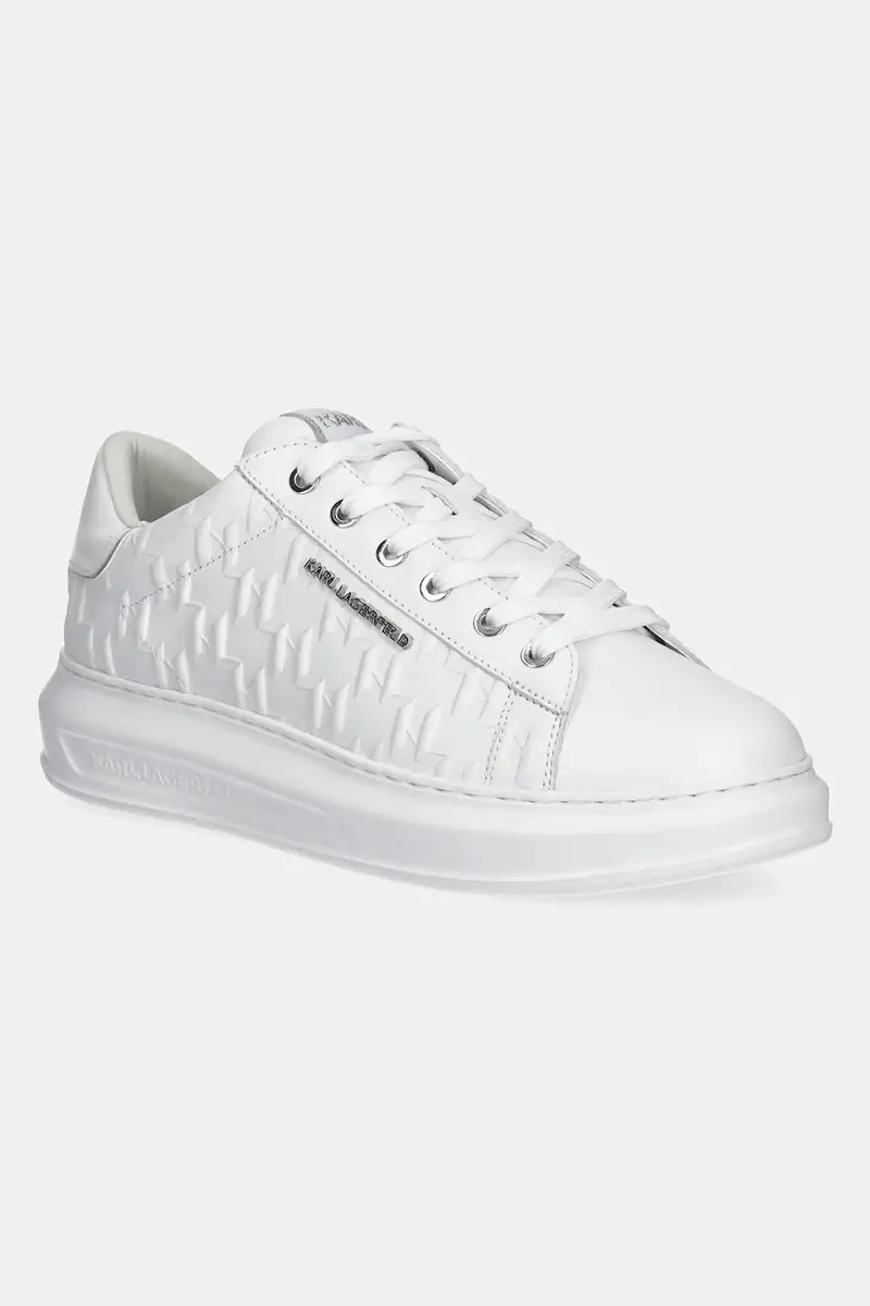 Karl Lagerfeld sneakers in pelle KAPRI MENS Bianco